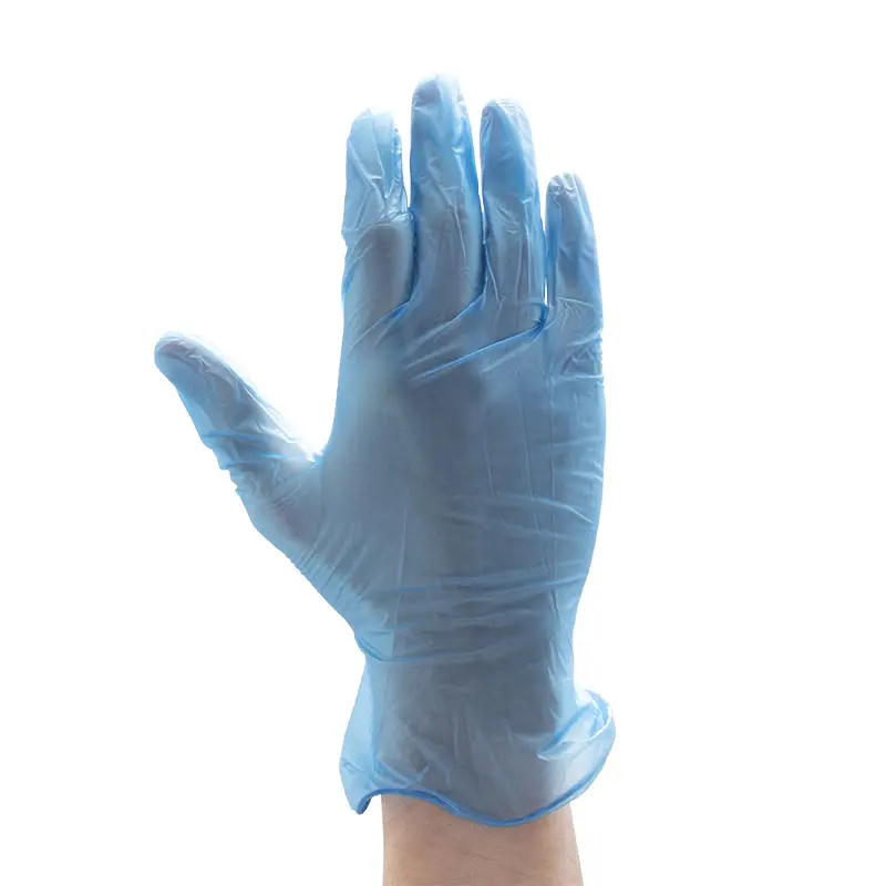 Rote Vinylhandschuhe Großhandel günstige Lebensmittelqualität Einweg-Handschuhe PVC Pulverfreie Handschuhe