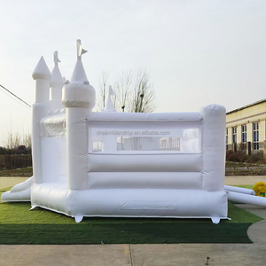 Château gonflable de mariage en PVC blanc, événements, <span class=keywords><strong>location</strong></span> de château gonflable, trampoline, château gonflable commercial pour événements - Product Image 3