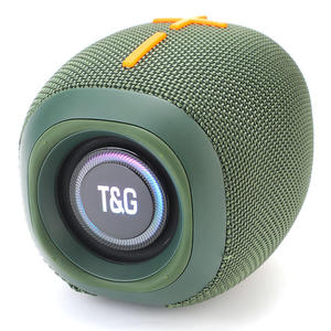 TG TG389 Portable <b>Wireless</b> Speaker FM Radio 7W HiFi Stereo IPX5 Waterproof Boombox With LED <b>Light</b> - Product Image 1
