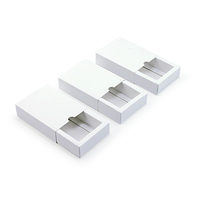 Boîtes à cigares personnalisées Eco Matte noir blanc papier cosmétique thé fleur affichage en carton emballage