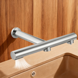 Grifo Automático Multifuncional <span class=keywords><strong>con</strong></span> <span class=keywords><strong>Sensor</strong></span>, Dispensador de Jabón y Secador de Manos, Acero Inoxidable 304 para Lavabos de Cocina y Baño - Product Image 3
