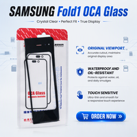 Verre extérieur OCA pour Samsung Galaxy Z Fold 1, écran de protection 4,6 pouces 2019, OCA HD transparent préinstallé, vente en gros directe d'usine