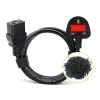 Kabel Daya EU ke C19 tugas berat 16A 250V IEC 60320 C19 konektor untuk Server PDU & peralatan pusat Data Male End tipe CEE