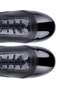 Cómodos Zapatos <span class=keywords><strong>De</strong></span> cuero negro para niños Zapatos <span class=keywords><strong>De</strong></span> Baile Latin <span class=keywords><strong>Salsa</strong></span> Dancing Shoes para hombres Tamaño <span class=keywords><strong>de</strong></span> EE. UU. 4,5-13,5 Altura del tacón 4,5 cm - Product Image 5