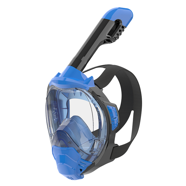 2026 Top Sale Adjustable Full Face Scuba Diving Mask Dry Top Snorkel Anti-Fog Breathable Design for Kids Adults Water Sports