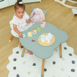Ensemble de meubles modernes pour <span class=keywords><strong>chambre</strong></span> à coucher pour enfants Chaise d'étude en bois pour enfant <span class=keywords><strong>et</strong></span> table de bureau pour le salon - Product Image 2