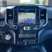 Estéreo de Coche Gerllish con Pantalla Vertical Estilo Tesla de 13.6" Android, Reproductor de DVD y Navegación GPS para Dodge Ram 2019-2023, Radio para Auto