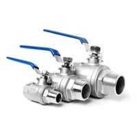 Vanne à boisseau sphérique en acier inoxydable usinée sur mesure, composants usinés CNC OEM, haute pression, résistante à la corrosion, industrielle