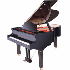 <span class=keywords><strong>Pianoforte</strong></span> da Concerto di Medie Dimensioni Hailun HG178 Nero, uno Strumento Durevole ed Elegante Adatto agli Amanti della Musica - Product Image 4