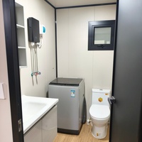 Logement modulaire en conteneur d'acier, structure de cabine portable, constructions temporaires, camp de chantier, bureau, maison conteneur habitable