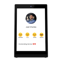Sunworld Plastic 10,1 "LCD Personalización Commerciale Android Tableta con pantalla táctil en forma de L para caja registradora