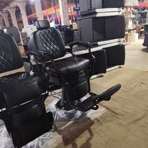 Beauty Hair Salon Furniture Shaving Styling Chair Modern Black Heavy Duty Hairdressing Barber Chair for Sale - Product Image 4