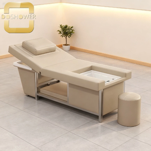 Luxe Coiffure Trois en Un Multifonctionnel Électrique Shampooing Lit Barber Chaise Pédicure pour Spa Salon Meubles En Gros - Product Image 1