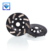 Disque de meulage diamanté SUMO PCD pour béton, 5"X22.23 12X1/4, segments PCD, certifié ISO9001 pour sols en béton