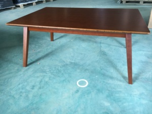 Solid Oak Wood Top Modern <strong>Console</strong> <strong>Table</strong> with <strong>Hairpin</strong> Legs for Living Room Hotel School Use - Product Image 4
