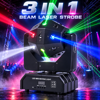 ZhonNa DJ Disco Ball Light LED Beam Laser Strobe 3-en-1 Moving Head 360 DMX Stage Testing Analysis Instrument Parts Accessory Kits