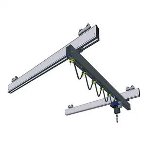 Workshop Electric Aluminum Crane System Light Rail Overhead Crane Aluminum Crane System