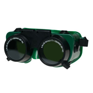 CE ANSI認定ブルーイーグルGW250フリップアップワークグラス難燃性グレア溶接保護ゴーグル - Product Image 1