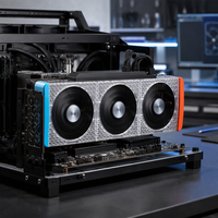 Kartu Grafis RTX 3090 Triple Fan PCIe GPU untuk Gaming dan Rendering