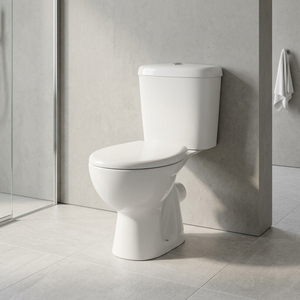WC en céramique de type S chinois iranien, deux pièces, chasse d'eau siphonique, en porcelaine blanche, pour salle de bain - Product Image 5