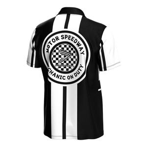 Maillot de course ODM Sublimation Pit Crew, dernier design, en mesh, polo, pour moto - Product Image 2