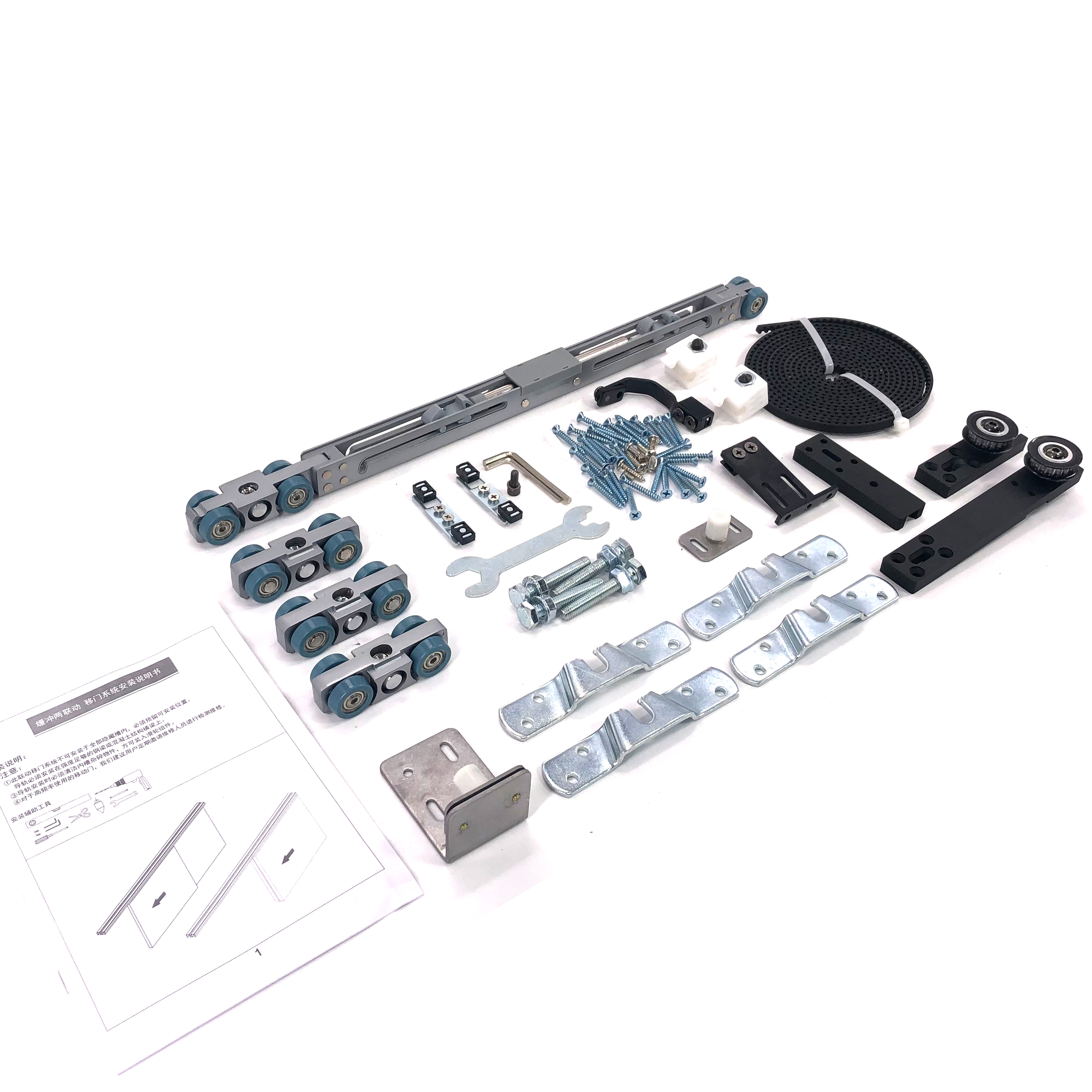 Алюминиевые тонкие алюминиевые двойные матовые стеклянные раздвижные стеклянные двери для спальни и ванной