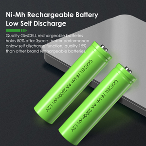 Gmcell Chất lượng cao 1.2V AA 2600mAh Ni-MH có thể sạc lại pin 30 gói mỗi hộp 1000mAh/1500nah/2000mAh Ni-MH đèn pin đồ chơi - Product Image 3