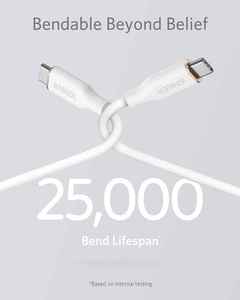 Cable USB C a USB C Anker de 100W, 3 pies, Silicona 2.0, Carga Rápida Portátil para A8553 - Product Image 5