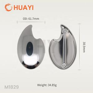 Accesorios para Cierre de Brasier OEM ODM, Diseño de Pinza de Cangrejo, Clip Plateado de Alto Pulido, Decoración Estilo Playa, Hebilla Metálica para Trajes de Baño - Product Image 1