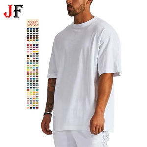 Custom High Quality 280 GSM 100% Cotton Knitted <b>Blank</b> Street Wear Regular Fit Drop Shoulder T-shirt Printing Heavy <b>Weight</b> Men - Product Image 1