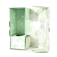 Boîte Cadeau Luxueuse Personnalisée : Double Couche, Double Porte, Carton Solide, Matériaux Recyclés Éco