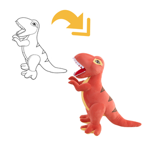 Juguetes de Peluche de Dinosaurio Personalizados al por Mayor de Fábrica, Cojines Grandes, Muñecos de Peluche, Regalo de Cumpleaños para Niños - Product Image 2