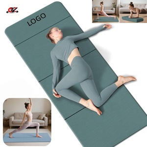 Esterilla de Yoga Plegable de 7 Pliegues, 70x24 Pulgadas, 1.5 Pulgadas de Grosor, Esterilla de Ejercicio Plegable, Duradera, Antideslizante, de Espuma, Compacta, Ligera y Portátil para Viajes - Product Image 1