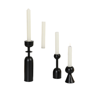 Nuevos Portavelas Cilíndricos Ecológicos de Madera de Haya para Velas de Pilar - Decoración Moderna para Chimenea para Bodas y Día de San Valentín - Product Image 4
