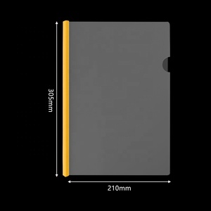 Cubiertas de plástico transparente para informes con barras deslizantes de 5 colores para carpetas de tareas Carpetas de presentación Carpeta personalizada - Product Image 5