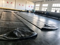 Airbag gonflable en tissu de câblage de pneu synthétique en caoutchouc naturel robuste pour le mise à l'eau des navires, le sauvetage et le secorage, haute résistance aux explosions
