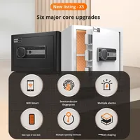 Onais Safe BXG-X5 2025新款智能家用保险箱指纹密码防盗迷你隐藏式全钢30x36x30cm卧室
