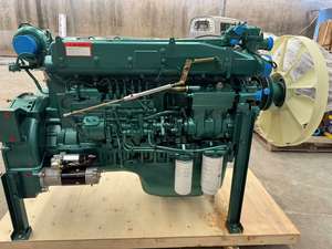 เครื่องยนต์ดีเซล Weichai ซีรีส์ WP10 แบบหกสูบ ระบายความร้อนด้วยน้ำ ความจุ 9.73 ลิตร สำหรับเครื่องบดแบบกราม พร้อมคลัตช์ พูลเลย์ ปั๊ม และลูกปืน - Product Image 6