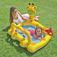 Piscine gonflable géante en PVC pour enfants, motif girafe, baignoire épaissie pour bébé, piscine à balles océaniques, piscine robuste pour tout-petits