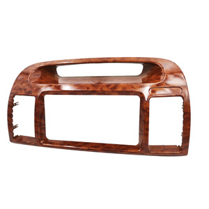 Wood Grain Center Air Vent Panel For Toyota Camry 2003-2006 Dash Frame <b>Kit</b> Plastic <b>Polished</b> Finish - Product Image 4