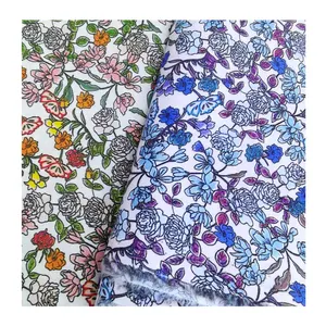 cotton Textiles and shirt fabrics supplier tana lawn 100% cotton poplin printed woven fabric for clothing