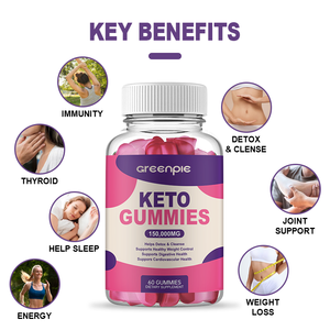Greenpie Private Label Keto Boost Métabolisme Supplément Aide à Brûler les Graisses Bonbons Gommes Amincissants Rapides - Product Image 6