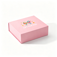 Boîte en carton en forme de livre magnétique avec logo personnalisé, boîte d'emballage en carton pliable de luxe pour cadeaux de festival, boîte à fleurs en gros