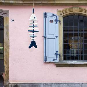 Décor mural en bois flotté poisson, décor <span class=keywords><strong>de</strong></span> <span class=keywords><strong>salle</strong></span> <span class=keywords><strong>de</strong></span> <span class=keywords><strong>bain</strong></span> porche - Product Image 6