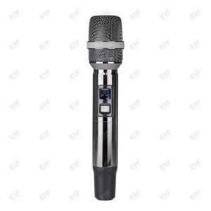 Système de microphone sans fil OEM EIF à double canal et styles multiples, dynamique et à condensateur, idéal pour les performances scéniques en duo, modèle HD-1000 - Product Image 5