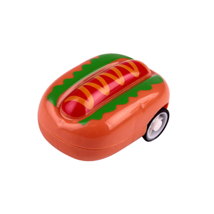Nuovo Prodotto di Tendenza Molto Divertente a Prezzo di Fabbrica: Auto Giocattolo in Plastica di Alta Qualità a Forma di Hot Dog con Funzione Pull Back - Product Image 2