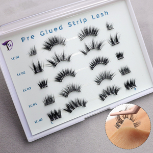 ขนตาปลอมแบบติดเองพร้อมกาวในตัว ขนาด 10 มม./20 มม. ไม่ทดลองกับสัตว์ ใช้ซ้ำได้ แถบใส มองไม่เห็น ติดง่าย เป็นธรรมชาติ สำหรับลุคแบบมังงะ - Product Image 1