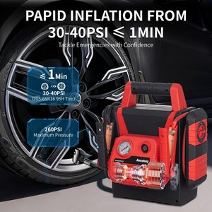 Portable Emergency Car Battery Jump Booster Box 12V High Power for Gasoline SUV Truck Auto HH604 2000 12V Portable Car Batte - Product Image 2