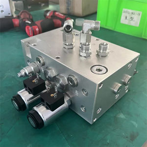 Китайский производитель: Изготовленный на заказ двухходовой гидравлический клапанный блок на 24 Вольта, прочный алюминиевый гидравлический коллектор - Product Image 2