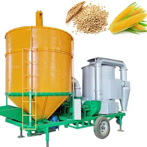 Secador De Milho De Grãos Máquina De Secagem De Milho Nas Filipinas Motor Novo Produto Fornecido Máquina De Secagem De Arroz Móvel De Aço Carbono para Fazendas